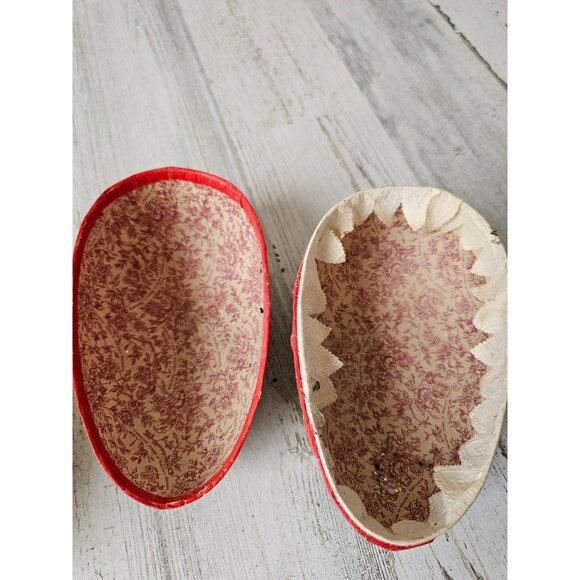 Vintage East West Germany Easter egg paper decor container set - Picture 9 of 10